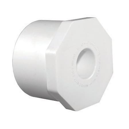 Charlotte Pipe And Foundry PVC021080800 1 x 0.75 in. Reducing Bushing White, 25PK 44303